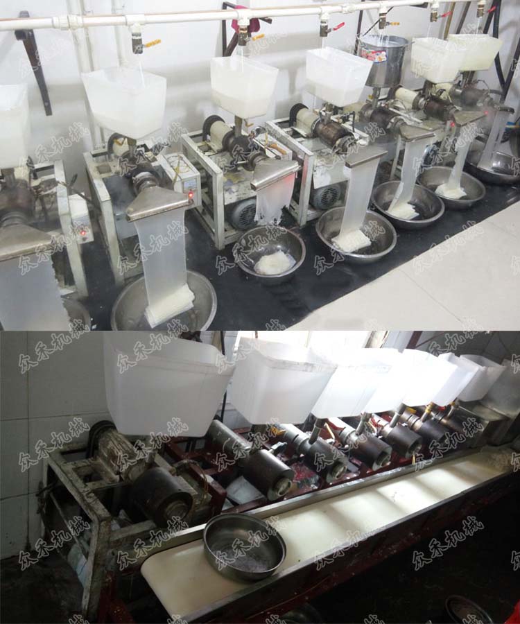  90型臥式搟面皮機(jī)用戶加工車間