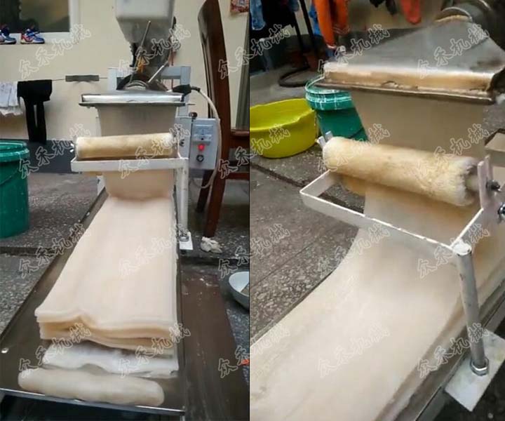 自動折疊搟面皮機(jī)自制涼皮搟面皮面筋怎么做好吃